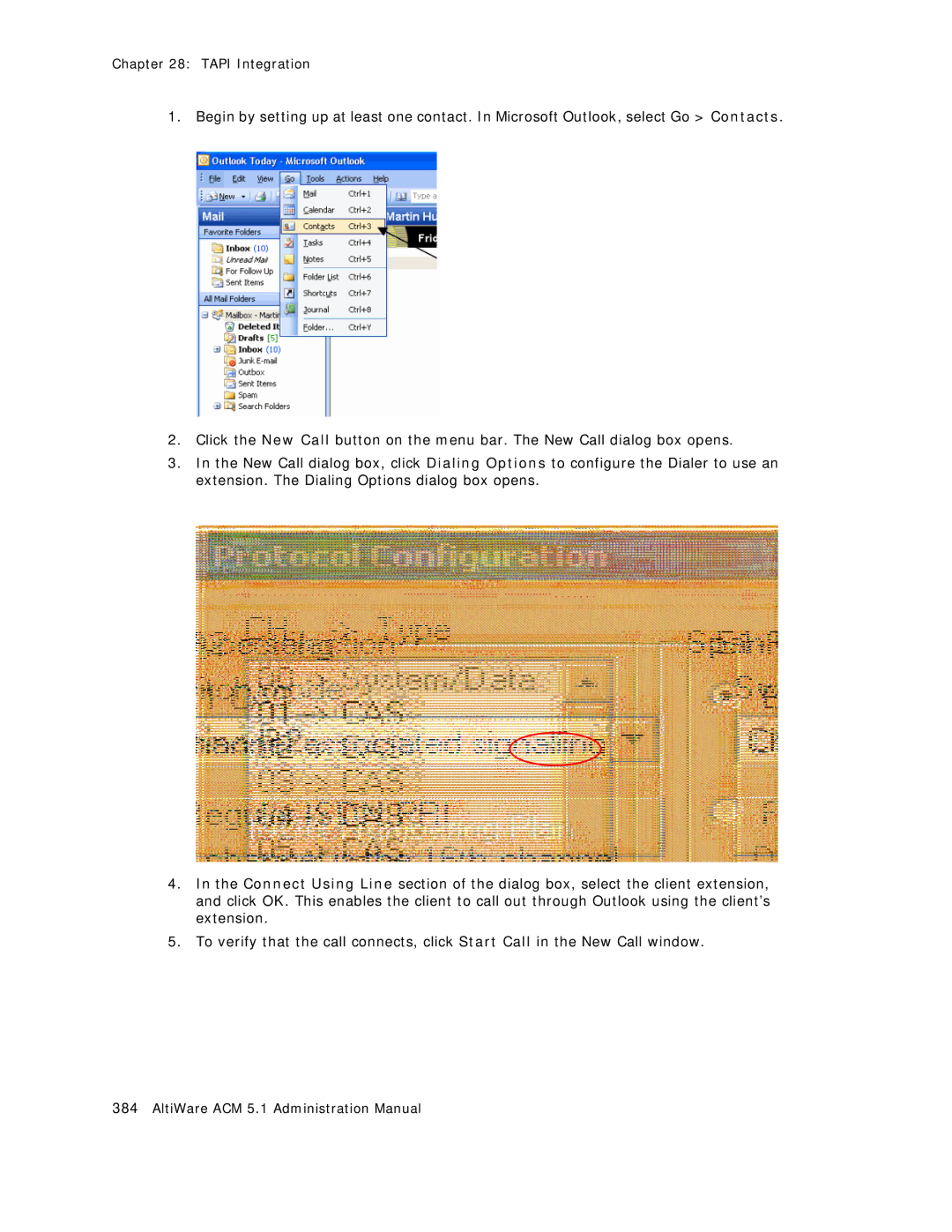 AltiGen comm ACM 5.1 manual Tapi Integration 