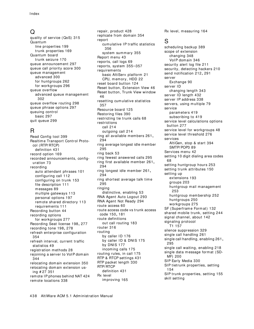 AltiGen comm ACM 5.1 manual 