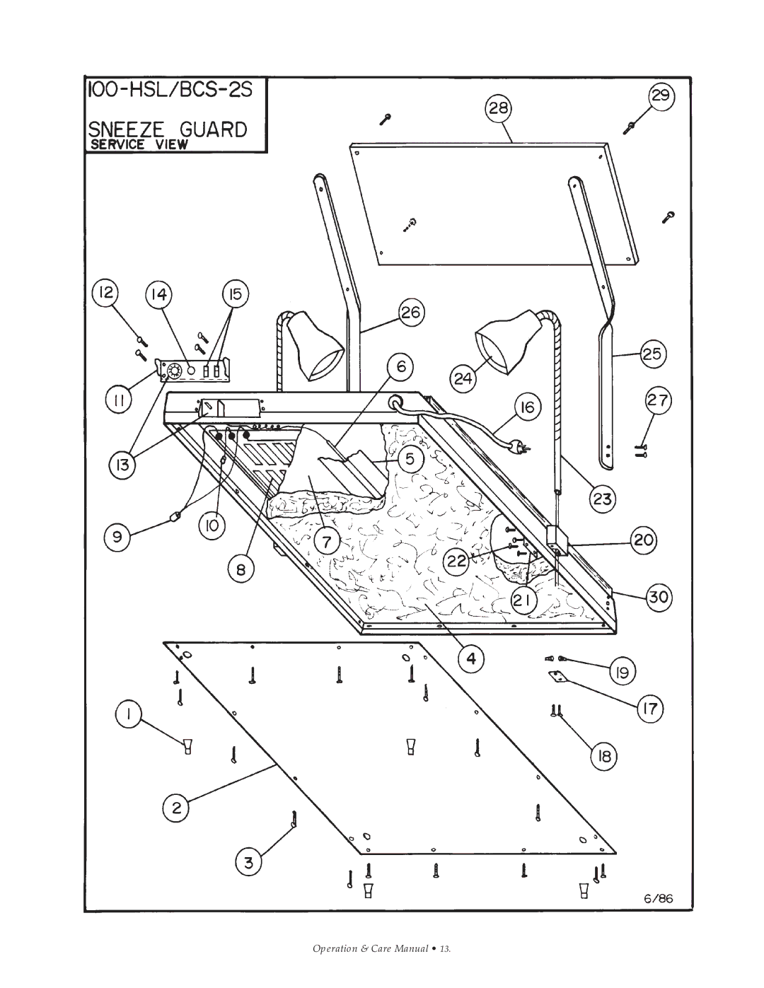 Alto-Shaam 100-HSL/BCS-2S manual Operation & Care Manual 