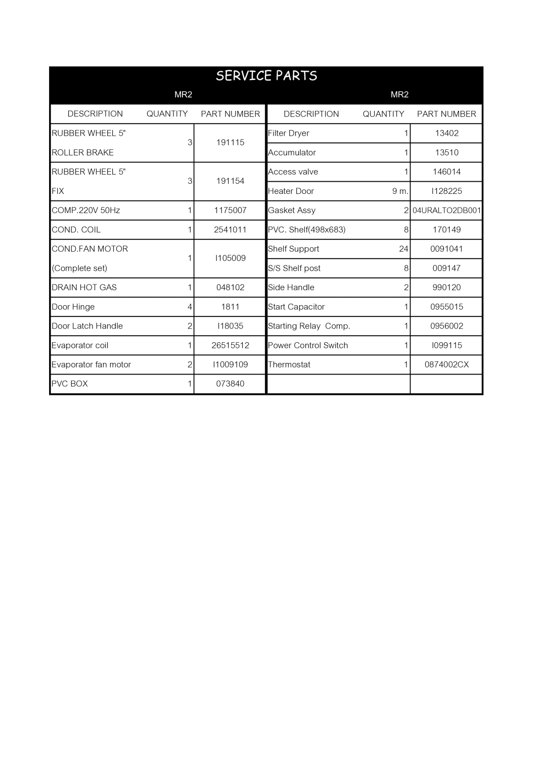 Alto-Shaam 1000-mr2, mobile refigerated cart double comopartment manual MR2 