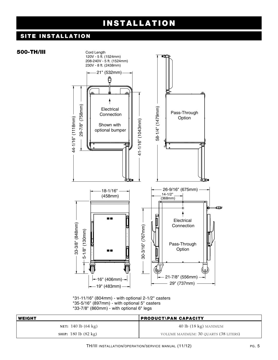 Alto-Shaam 500-TH/III, 1000-TH/III, 750-TH/III, 1200-TH/III, 300-TH/III, Alto-Shaam Cook & Hold Oven Electronic Control manual 