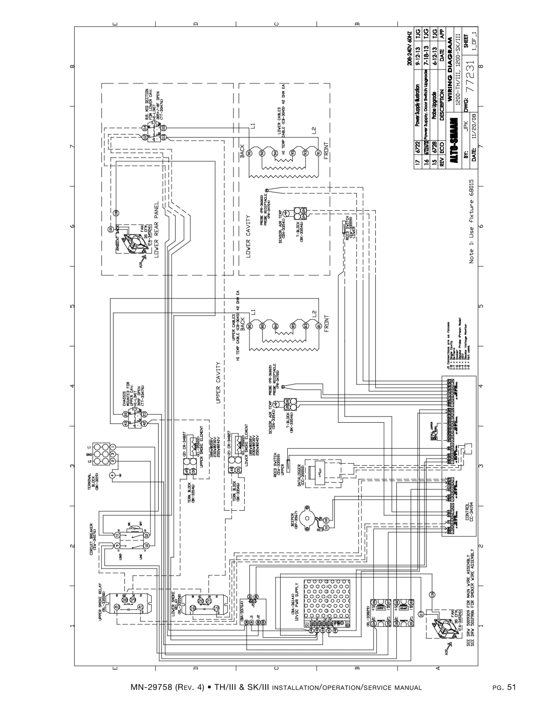 Alto-Shaam 1200-TH/III, 1000-TH/III, 500-TH/III, 750-TH/III, 1200-SK/III, 300-TH/III, 1000-SK/III, 1767-SK/III manual 