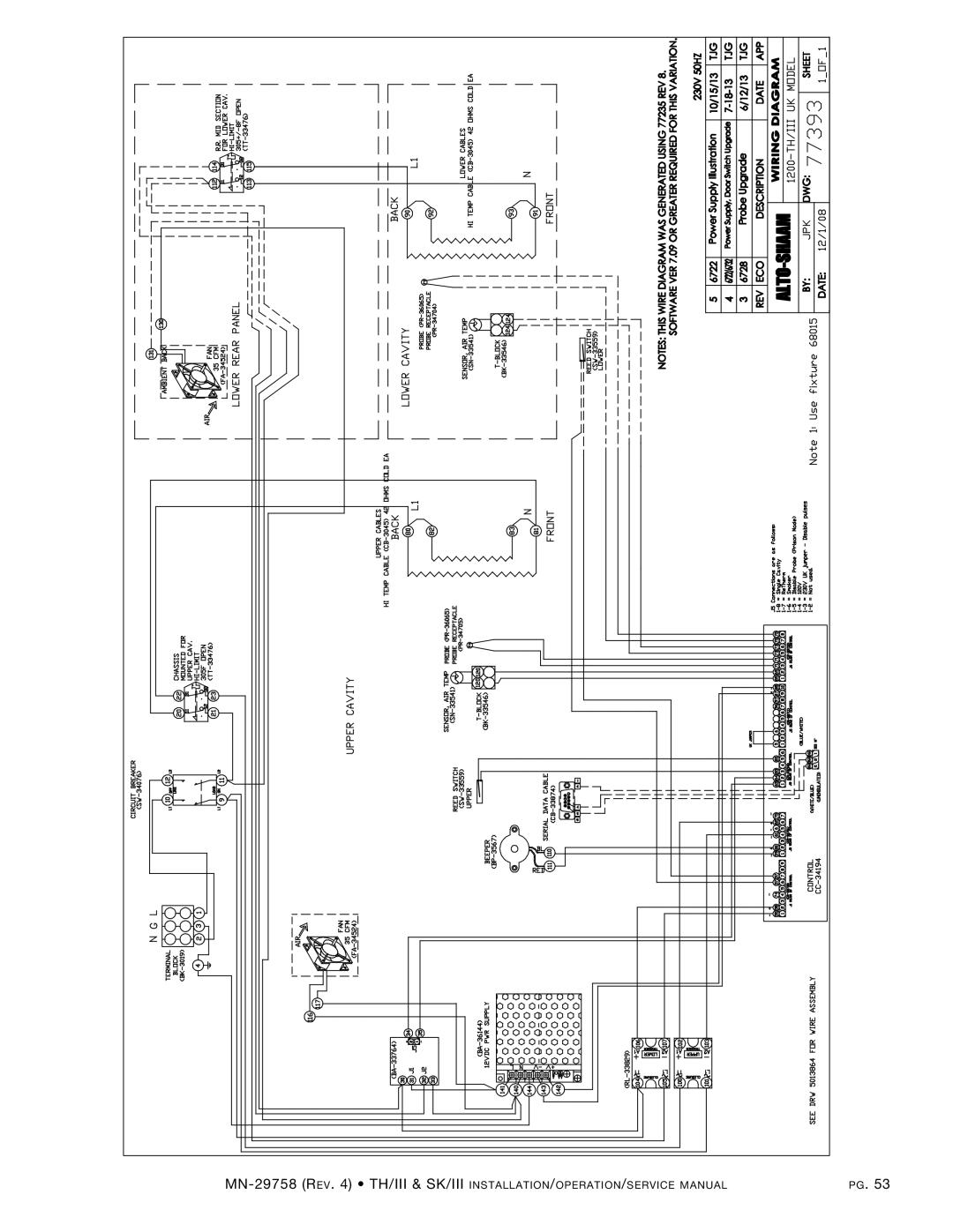 Alto-Shaam 1200-SK/III, 1000-TH/III, 500-TH/III, 750-TH/III, 1200-TH/III, 300-TH/III, 1000-SK/III, 1767-SK/III manual 