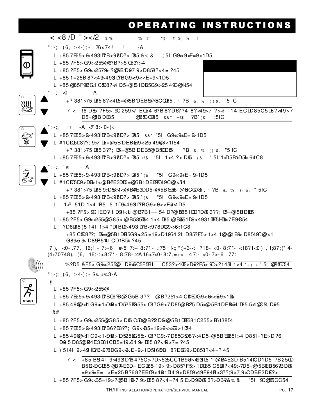 Alto-Shaam 1200-TH/III manual OP Eratin Instru Ctio, Press Cook Key to pre he at 