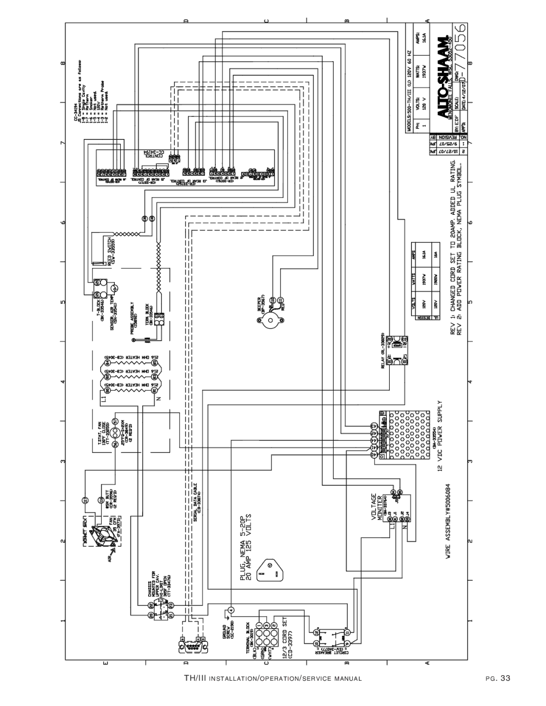 Alto-Shaam 1200-TH/III manual 