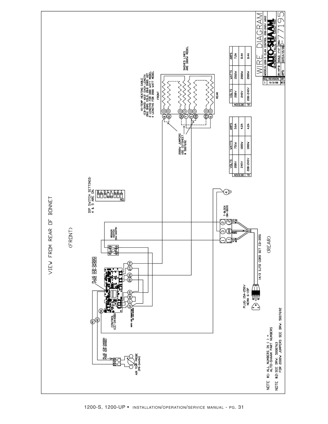 Alto-Shaam 1200-UP, 1200-S manual 