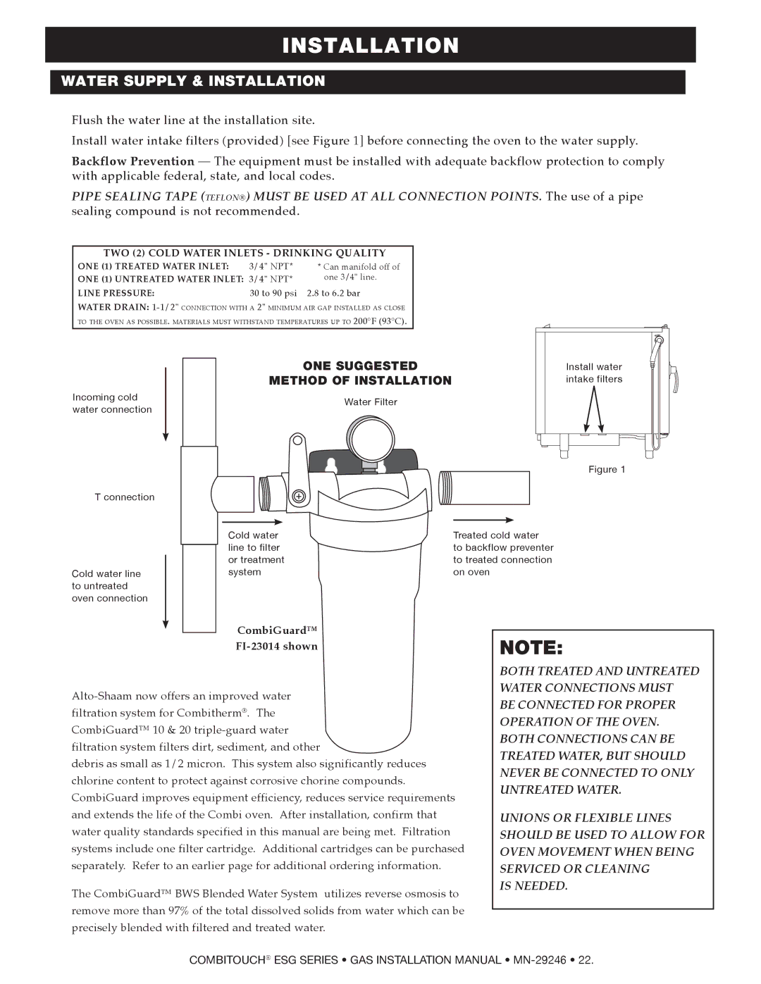 Alto-Shaam 1218ESG, 1010ESG, 1020ESG, 714ESG, 2020ESG, 610ESG manual ONE SUggESTEd 