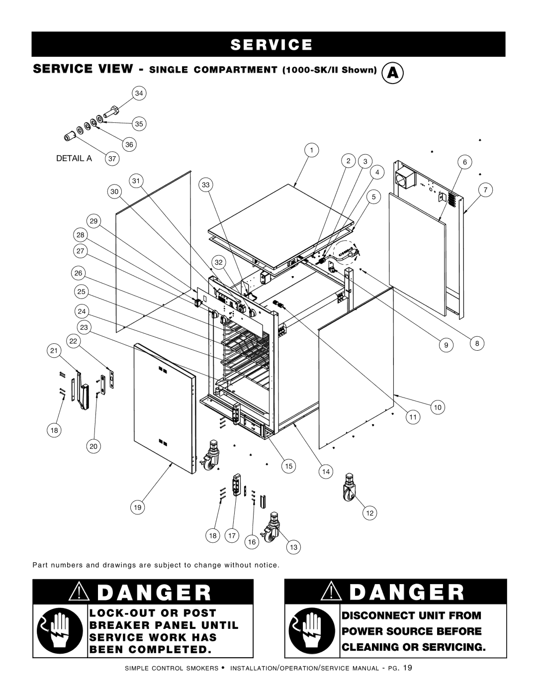 Alto-Shaam 1767-SK, 1000-SK-I, 1000-SK/II manual Erv ice 