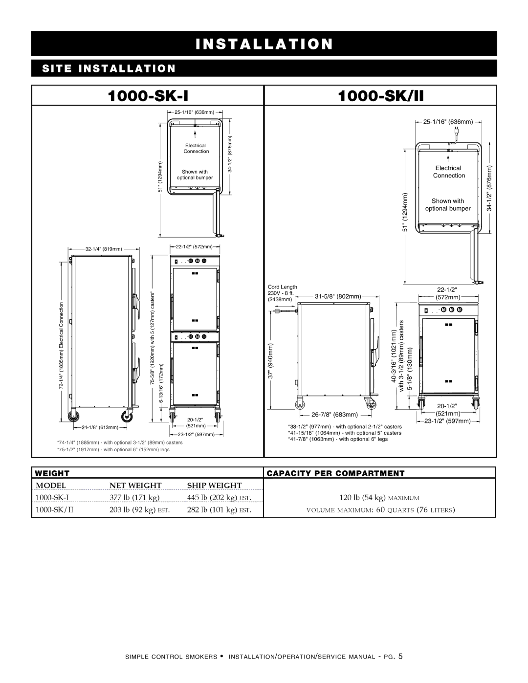 Alto-Shaam 1000-SK-I, 1767-SK manual SK-I 1000-SK/II 