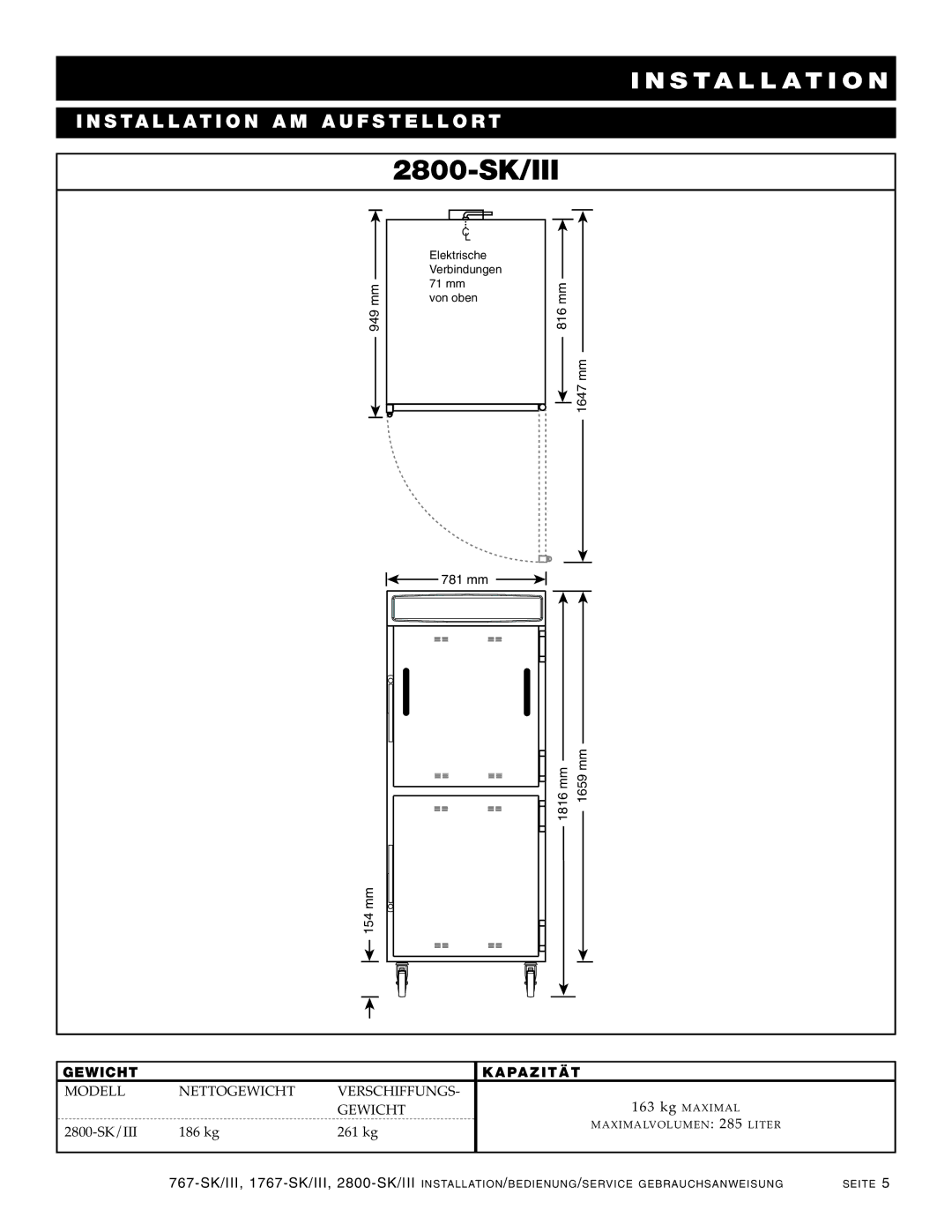 Alto-Shaam 2800-SK/III, 1767-SK/III manual 