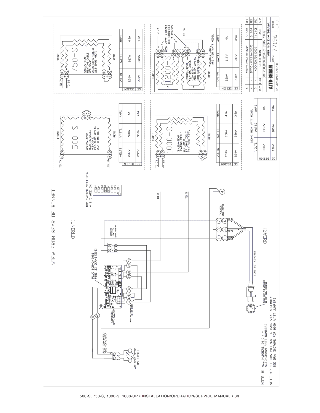 Alto-Shaam 500-S, 750-S manual 