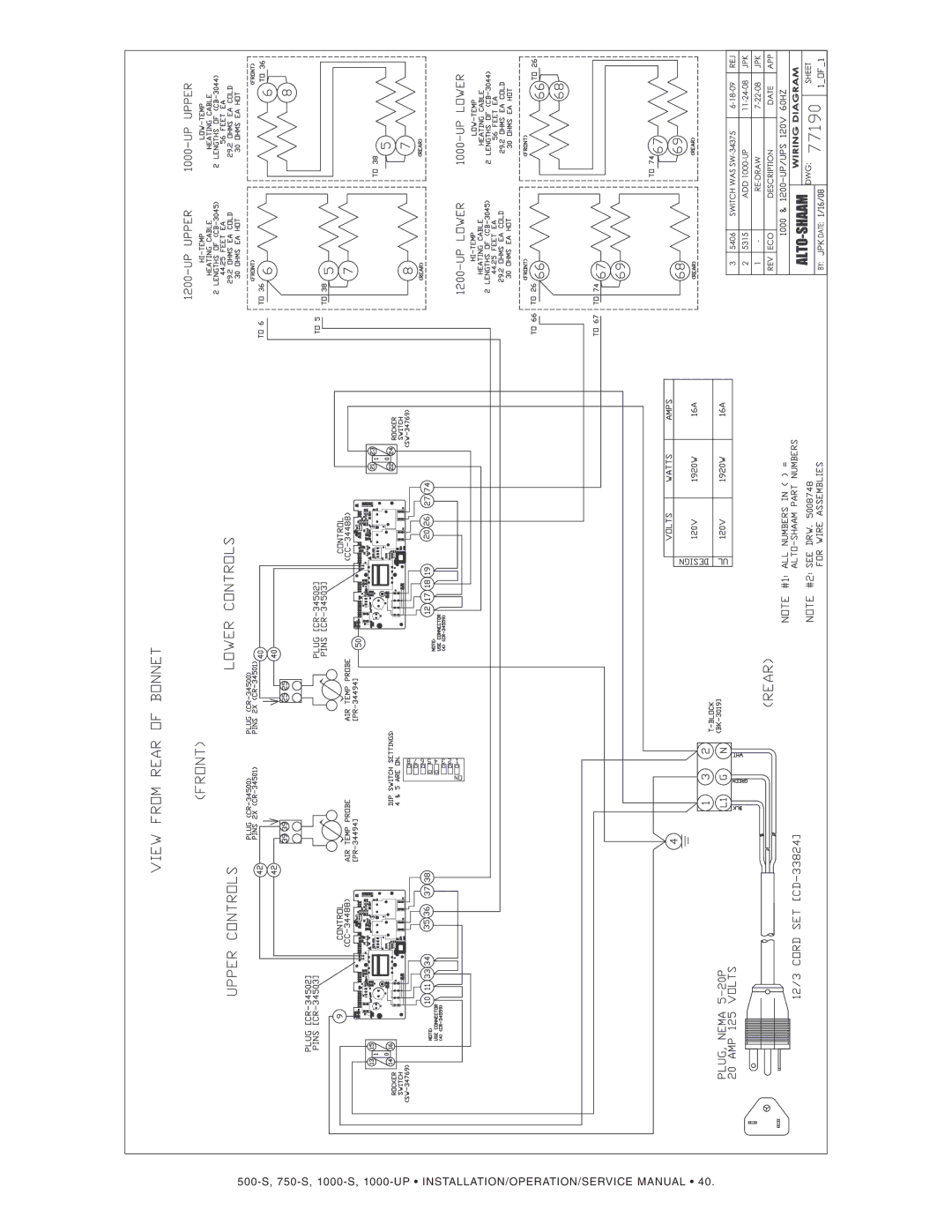 Alto-Shaam 500-S, 750-S manual 