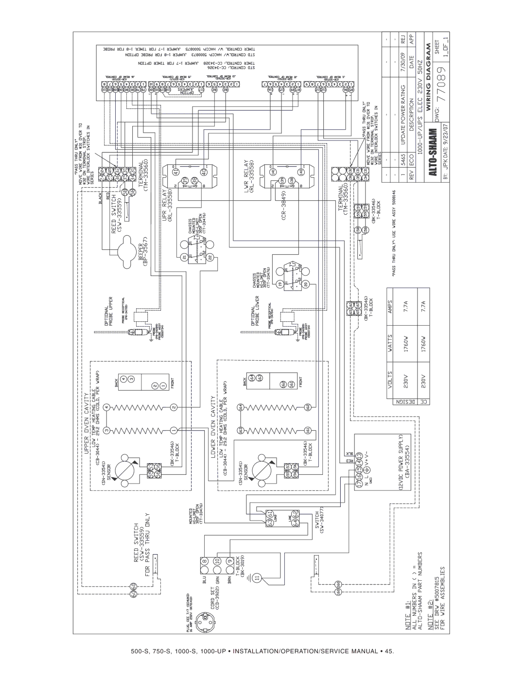 Alto-Shaam 750-S, 500-S manual 