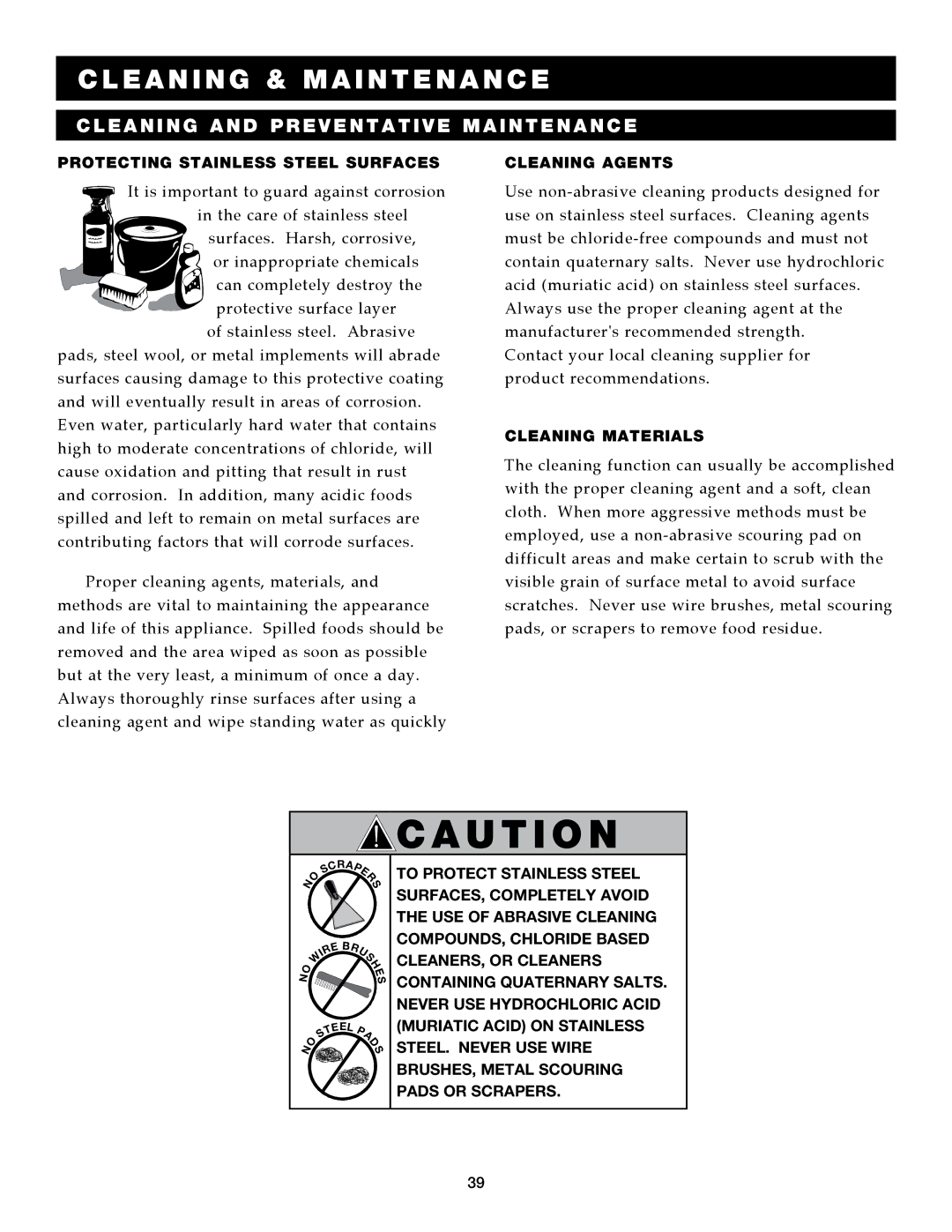 Alto-Shaam 7.14es CombiTouch operation manual Cleaning and Preventative Maintenance 