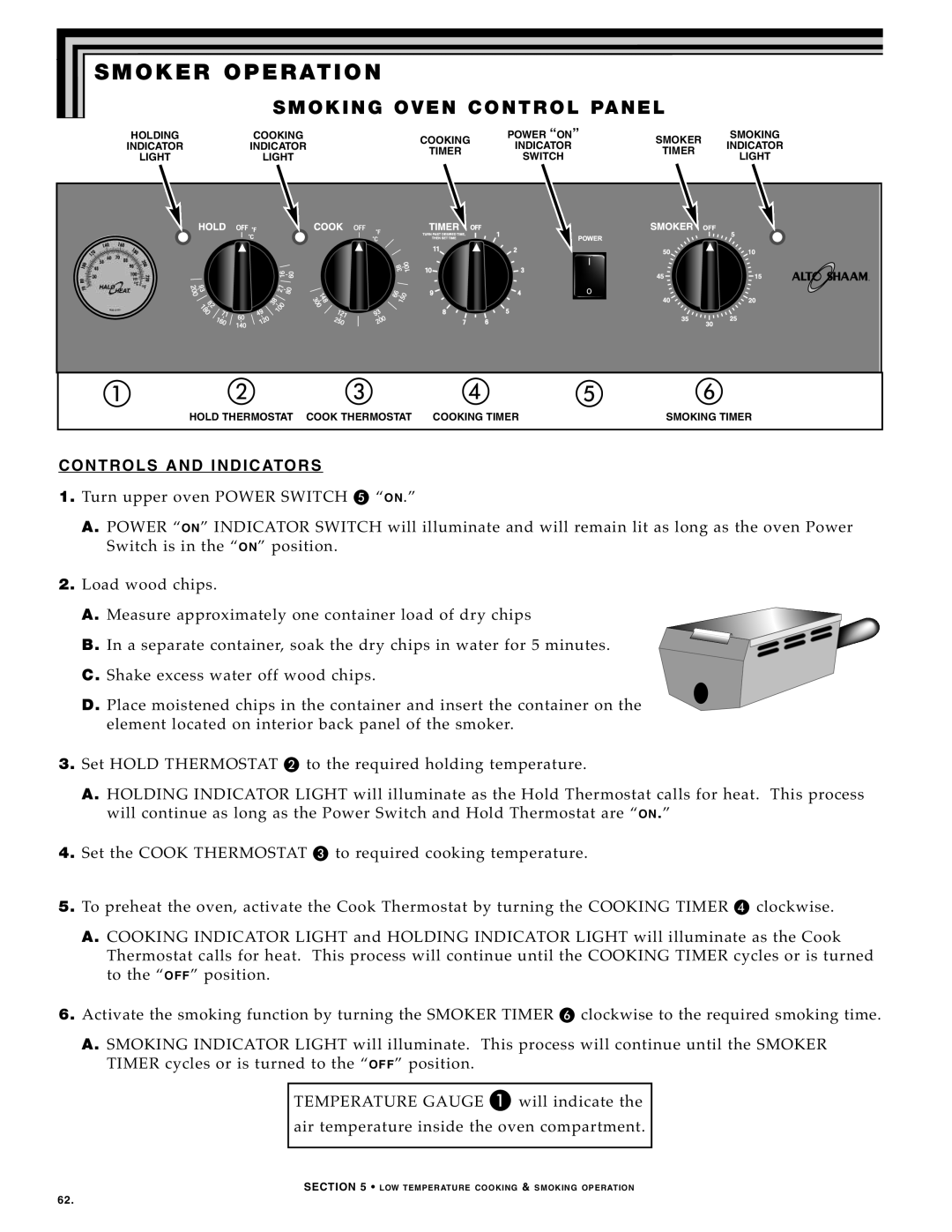 Alto-Shaam 500-TH SERIES, 750-TH SERIES, 1000-TH SERIES manual O K E R O P E R At I O N 