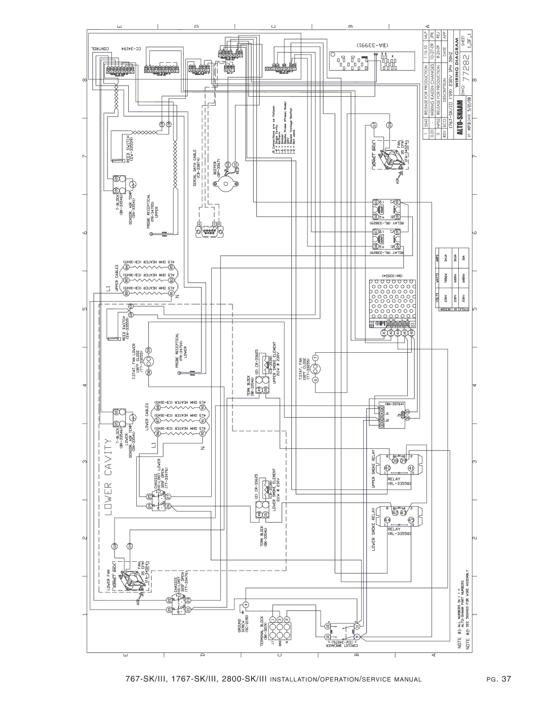 Alto-Shaam 2800-SK/III, 1767-SK/III manual 767- SK/III 