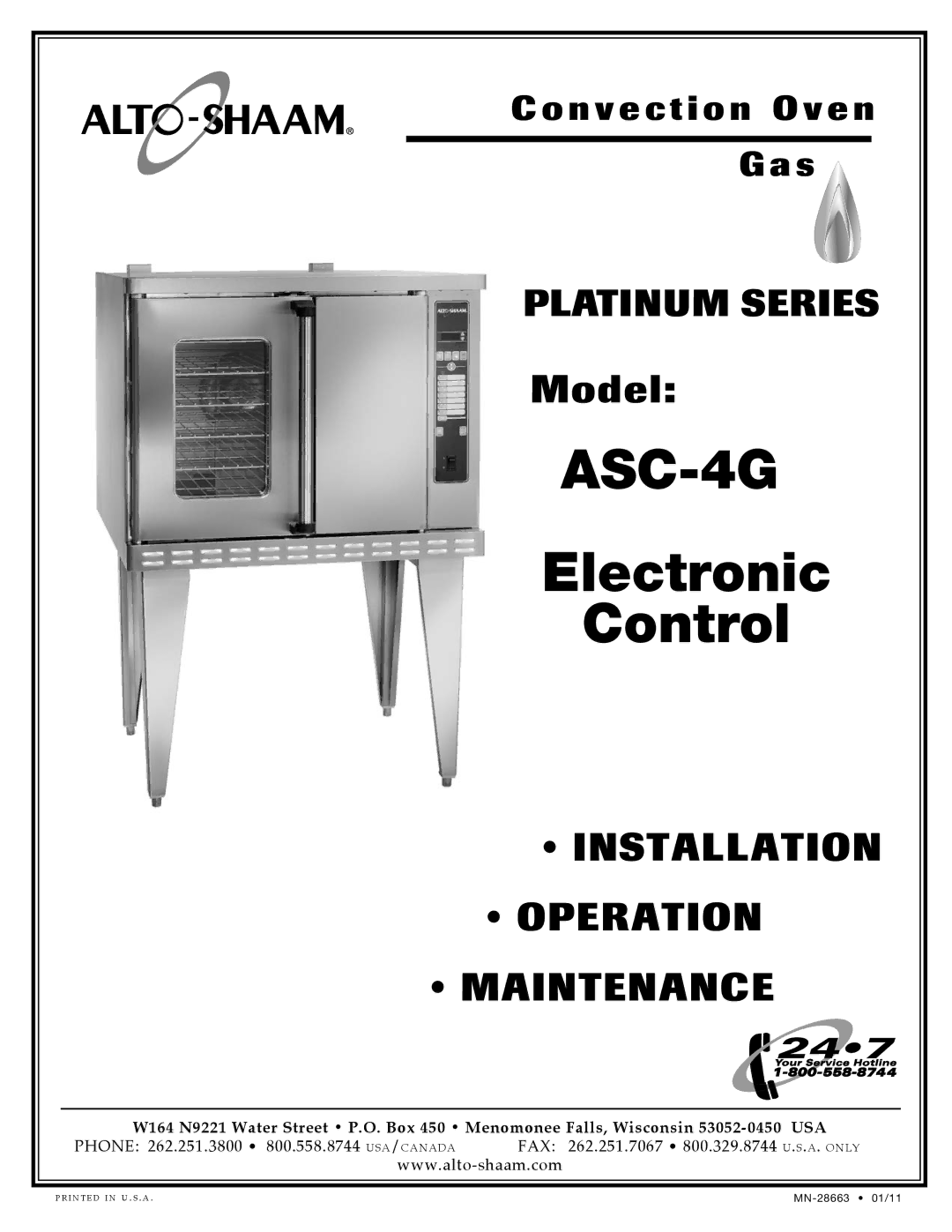 Alto-Shaam ASC-4G manual 