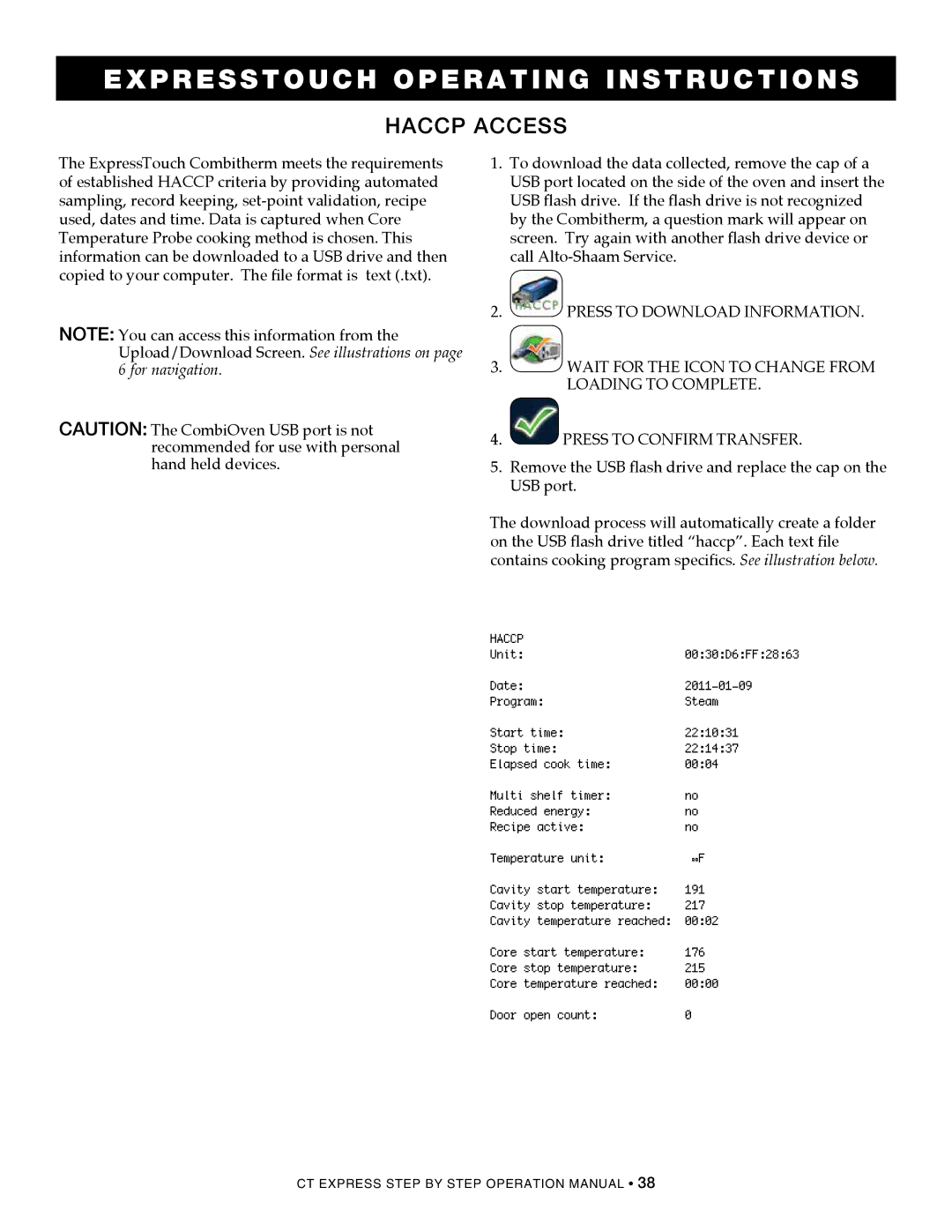 Alto-Shaam CombiOven, 4.10ESiVH, 4.10esi, 4.10CCi operation manual Copied to your computer. The file format is text .txt 