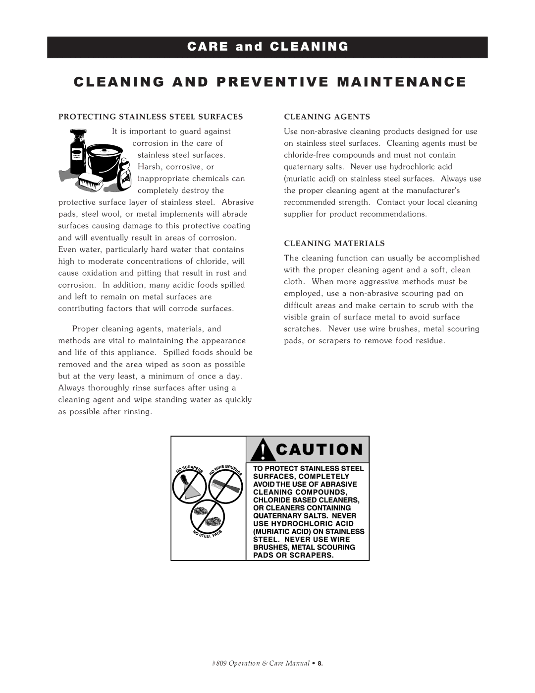 Alto-Shaam HFM-48, HFM-72, HFM-30 manual Cleaning and Preventive Maintenance 