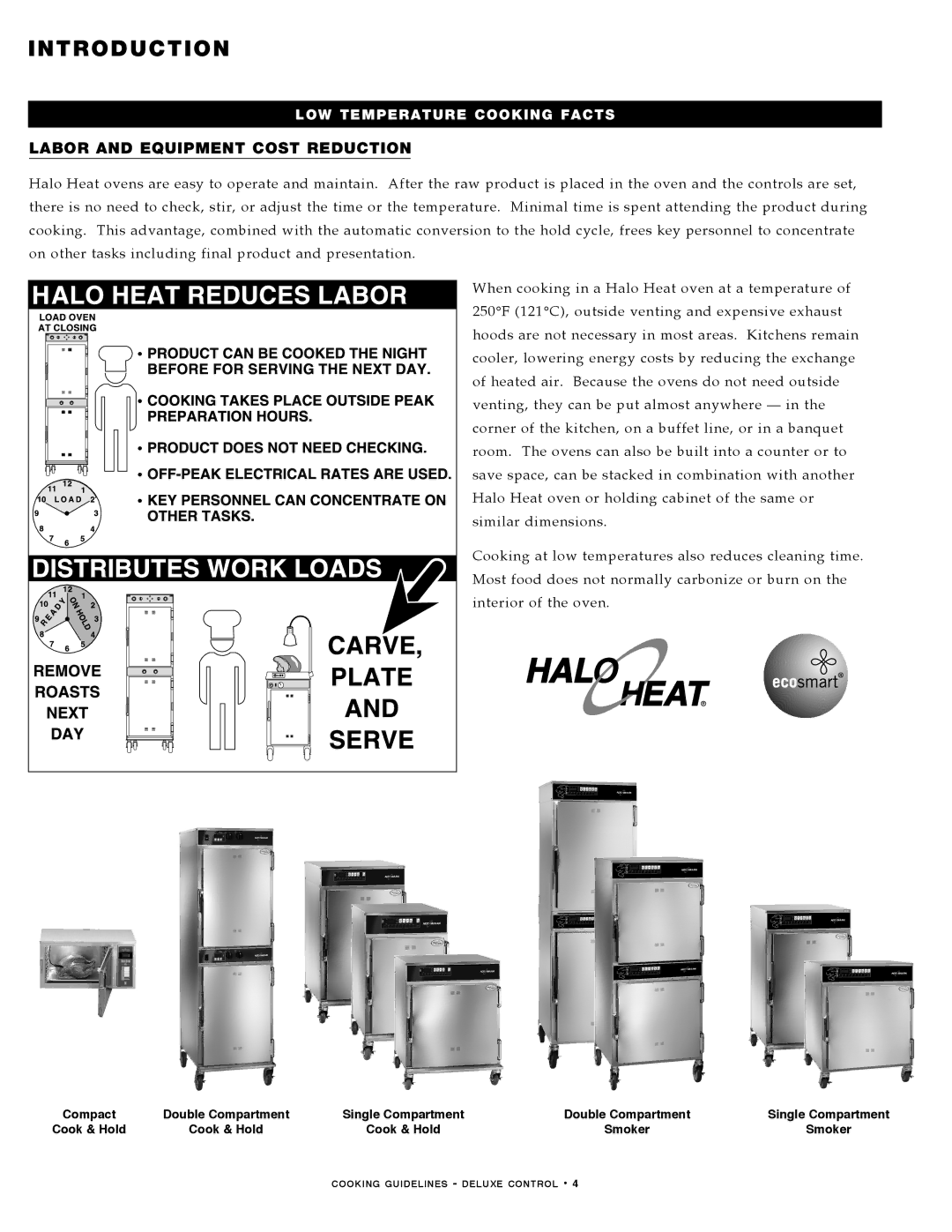 Alto-Shaam MN-29492 manual Labor and Equipment Cost Reduction 