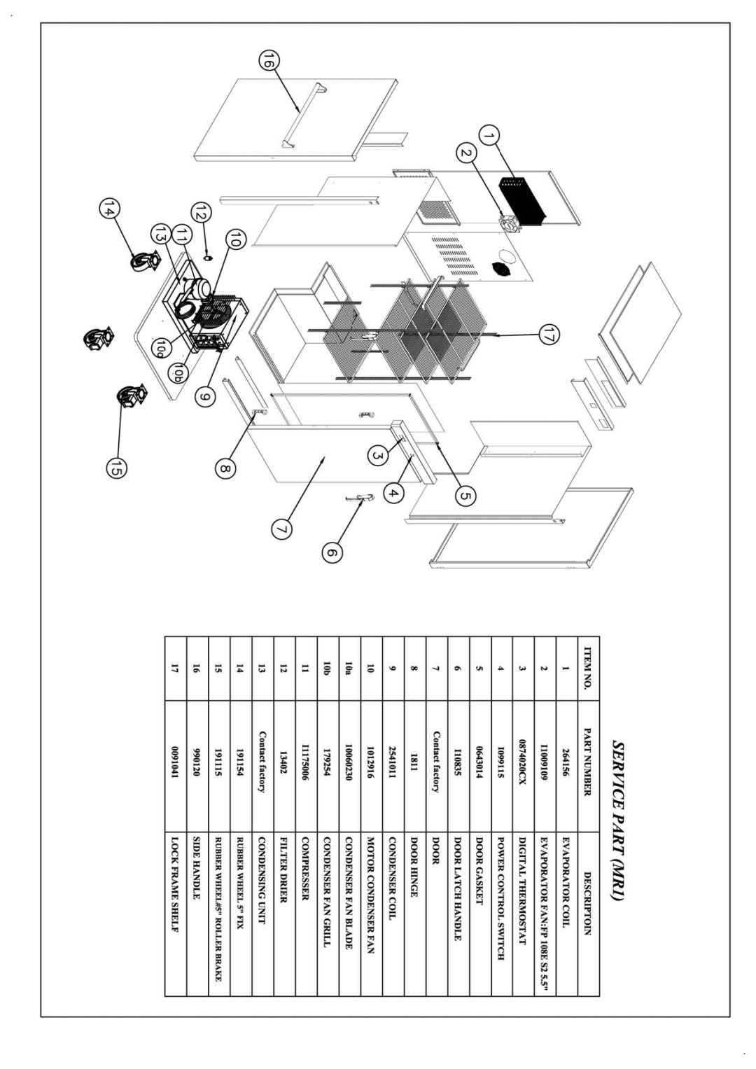 Alto-Shaam movile refrigerated cart single comartment, 1000-MR1 manual 