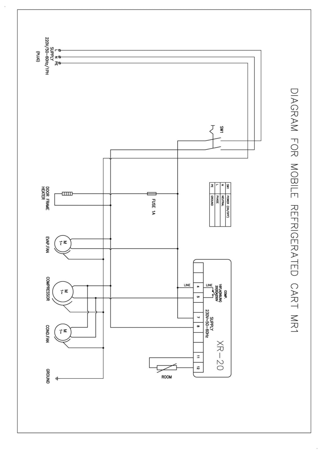 Alto-Shaam 1000-MR1, movile refrigerated cart single comartment manual 