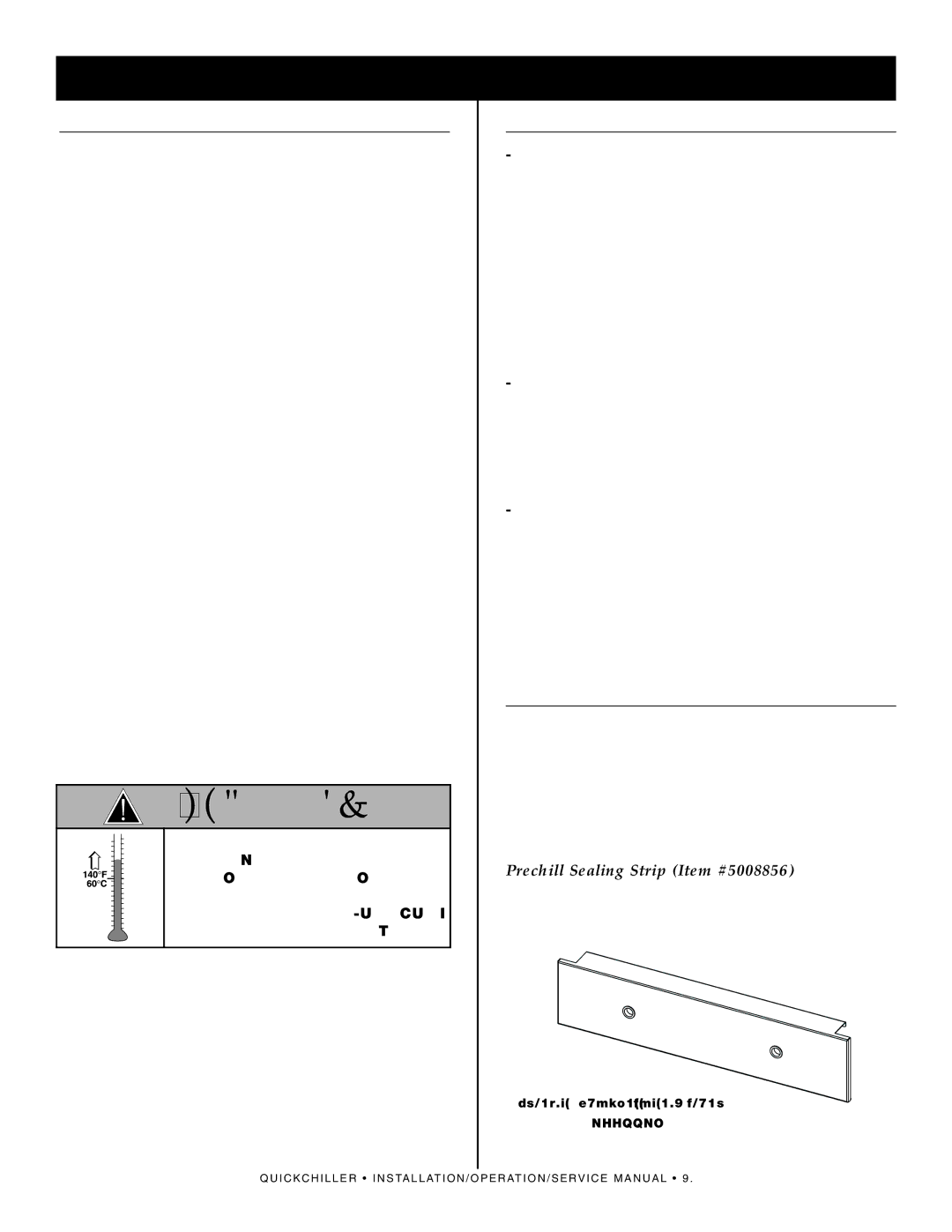 Alto-Shaam QC-40 Peratio N, Chil L Proce Ssing CYC LES, Quic KCH Iller Operation Modes, Init IAL Quickchiller Operatio N 