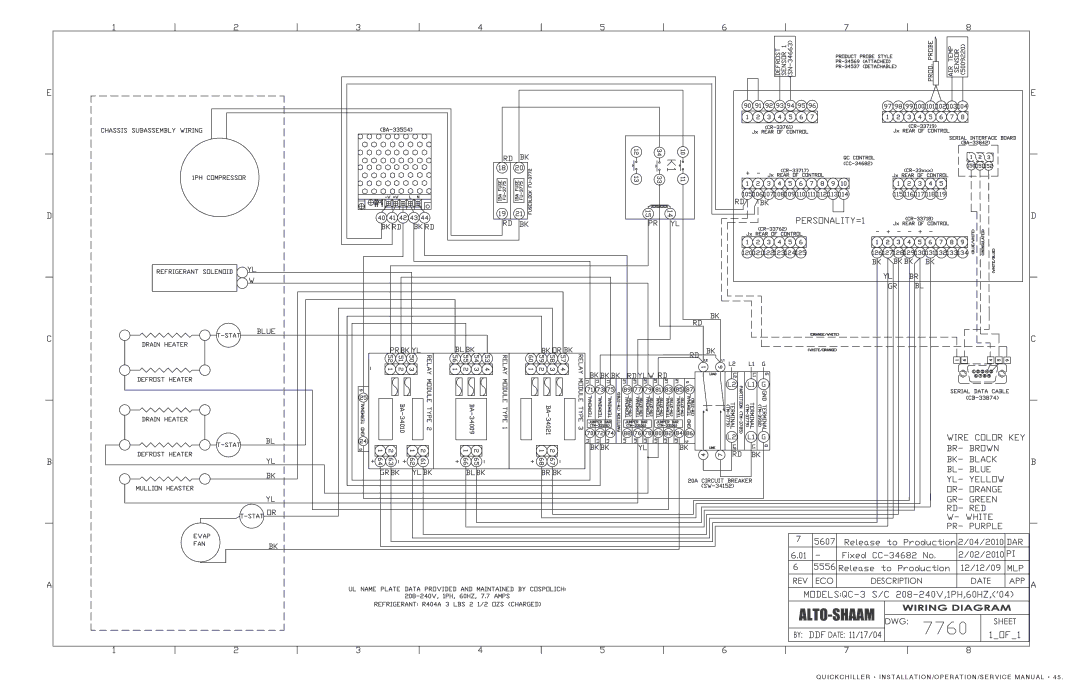 Alto-Shaam QC-3/QC-20/QC-40/QC-50/QC-50 Remote/QC-100/Qc-100 Remote manual 