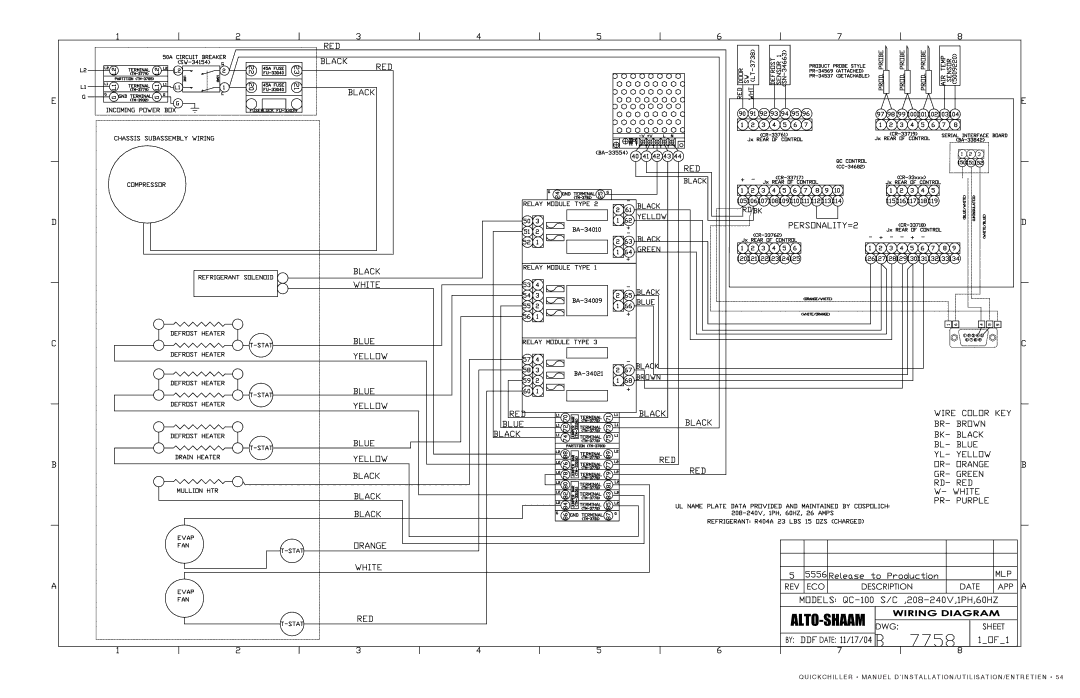 Alto-Shaam QC-3/QC-20/QC-40/QC-50/QC-50 Remote/QC-100/Qc-100 Remote manual 