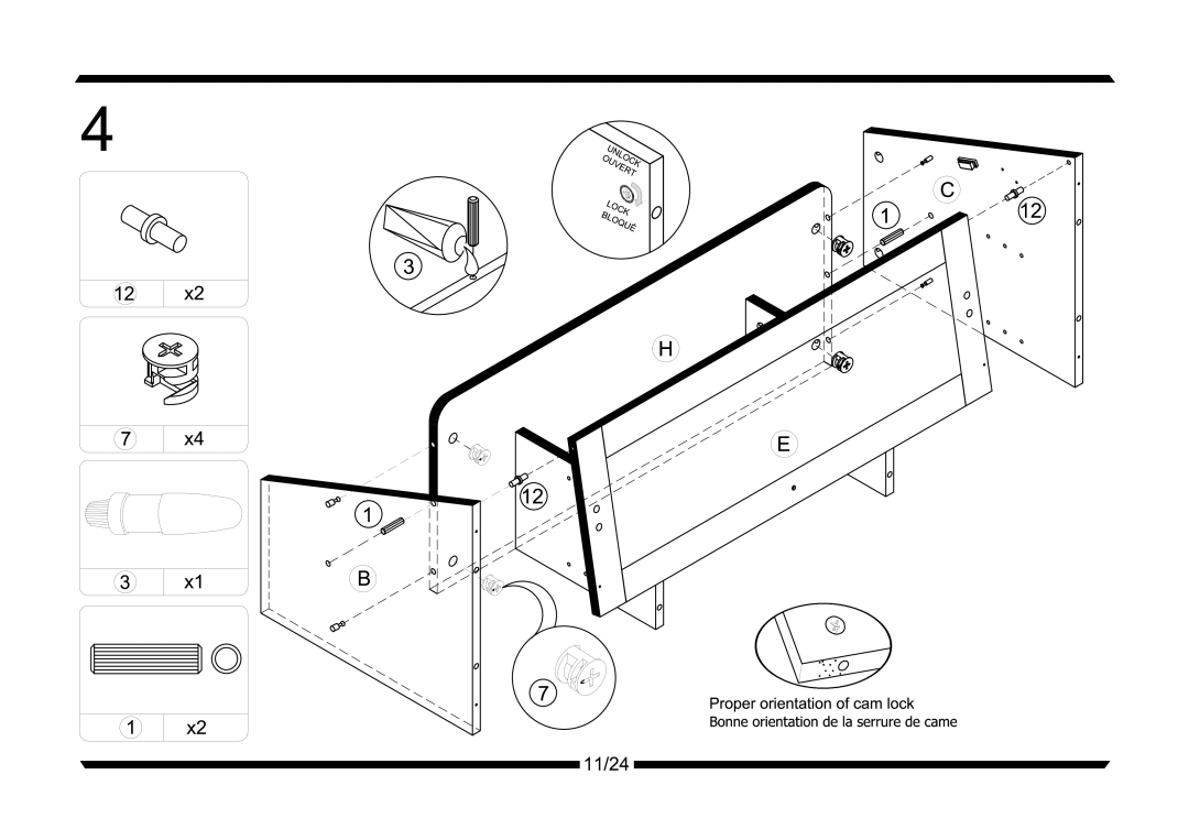 Altra 7-bin storage Unit with Castle Theme manual 