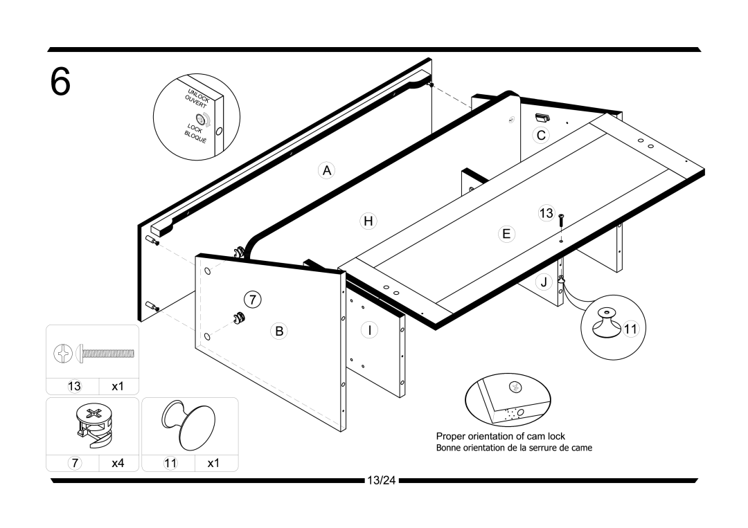 Altra 7-bin storage Unit with Castle Theme manual 