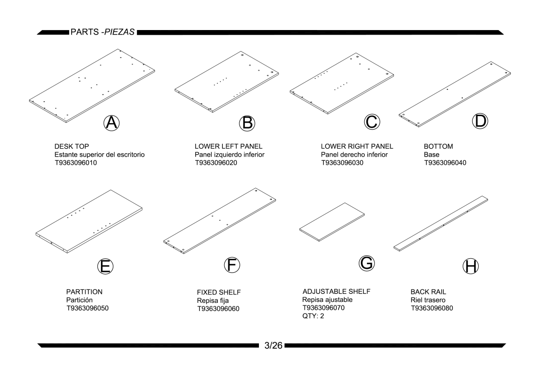 Altra 9363096 manual 