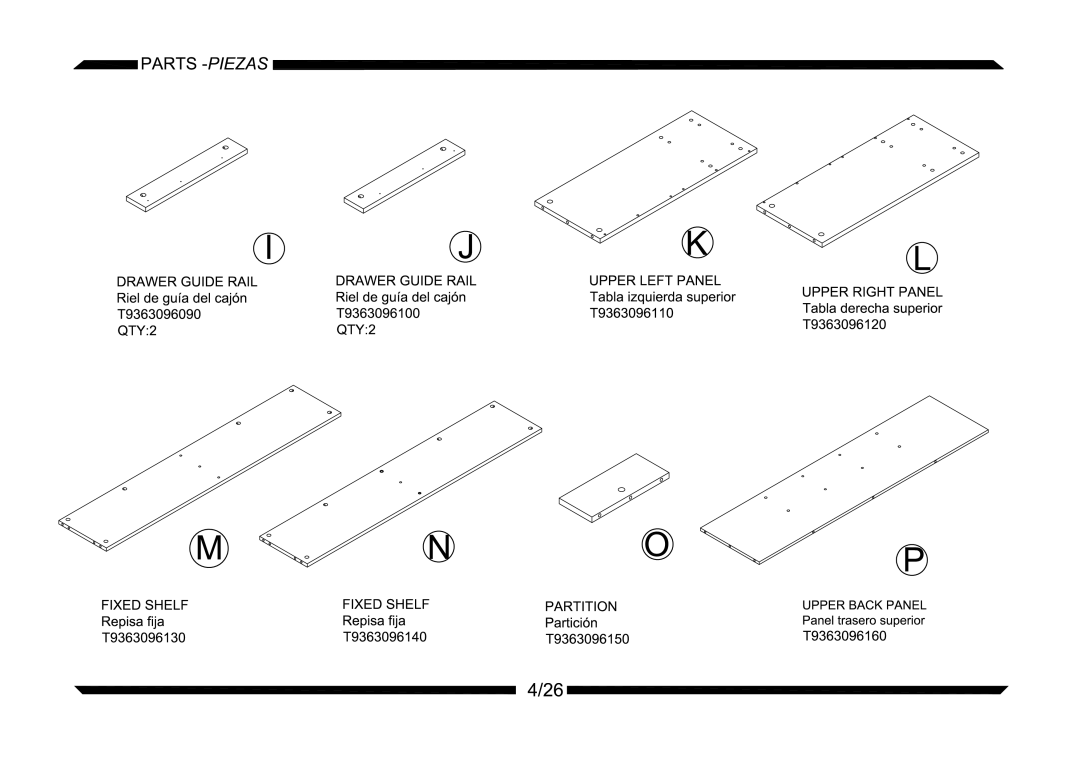 Altra 9363096 manual 