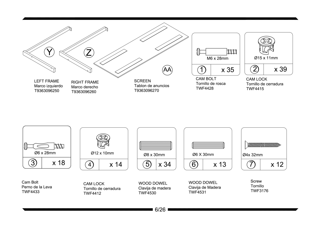 Altra 9363096 manual 