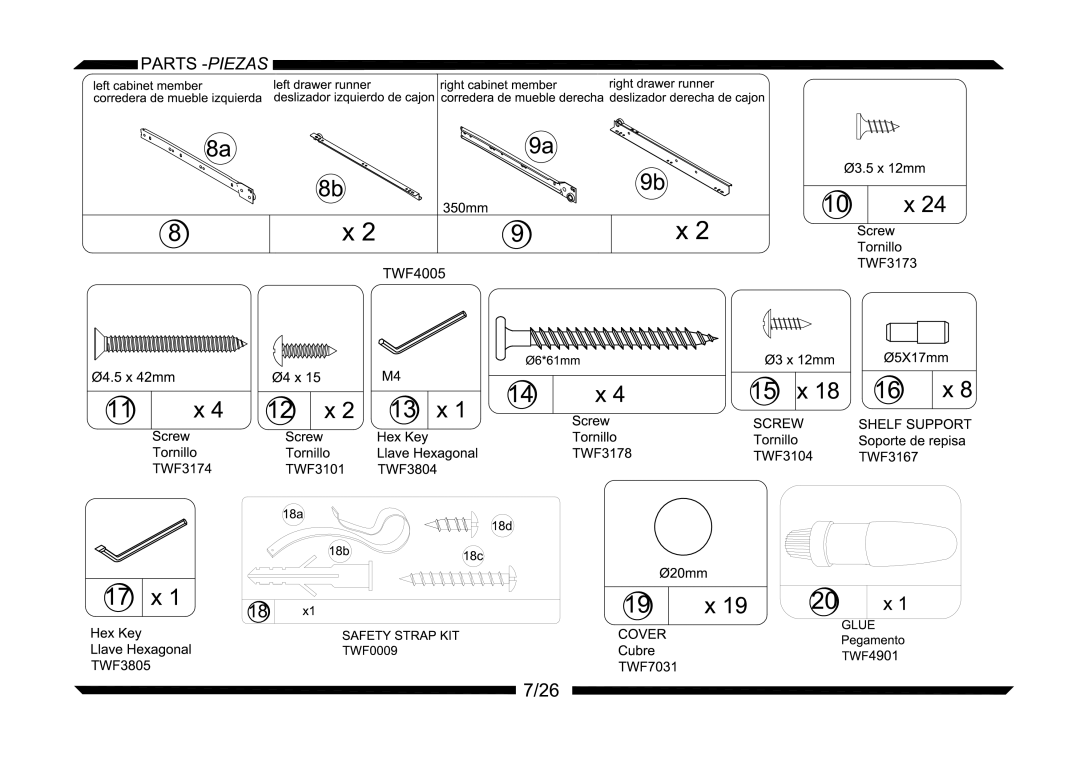 Altra 9363096 manual 