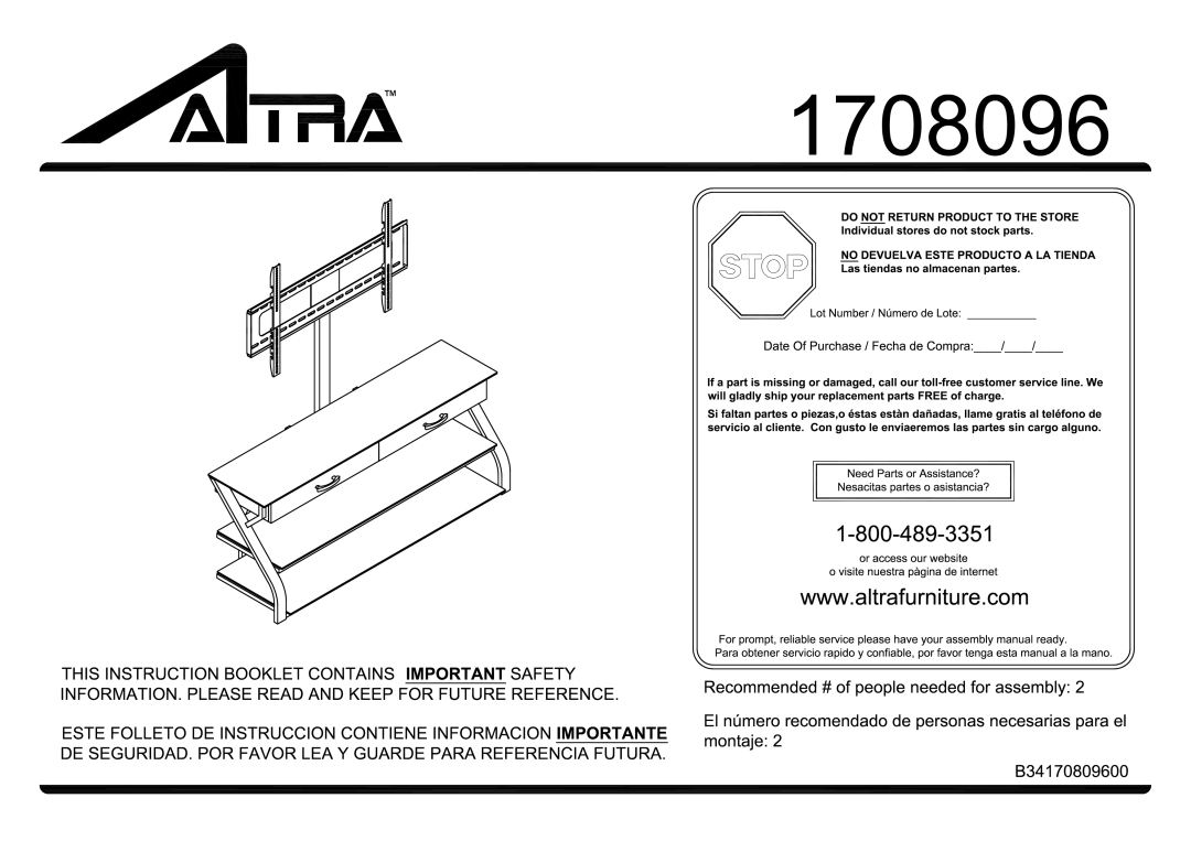 Altra Autumn Lane Hutch manual 