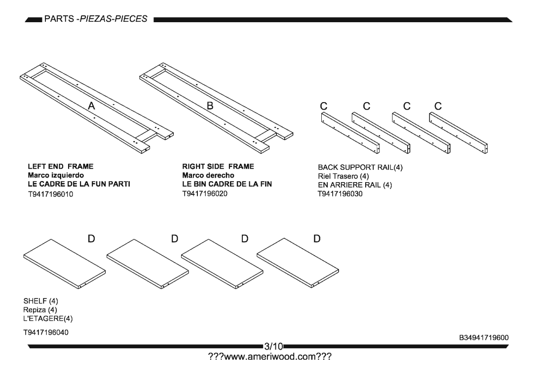 Altra Barrister Bookcase manual 