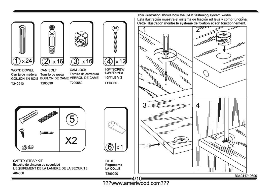 Altra Barrister Bookcase manual 