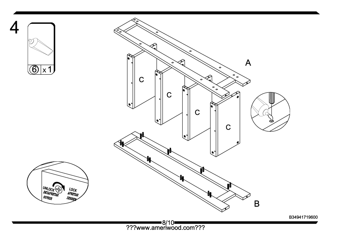 Altra Barrister Bookcase manual 