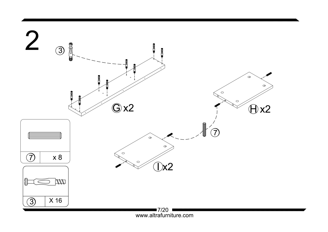 Altra C Table, Purple Finish manual 