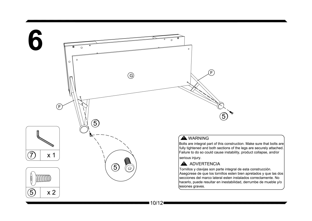 Altra Carson Coffee Table manual 