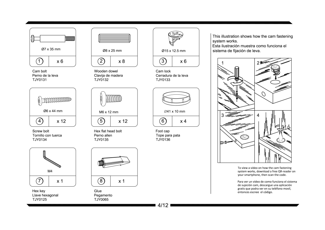 Altra Carson Coffee Table manual 