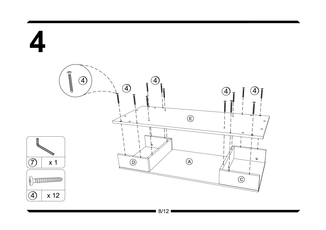 Altra Carson Coffee Table manual 