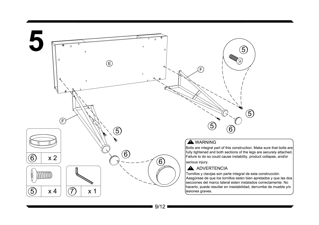 Altra Carson Coffee Table manual 