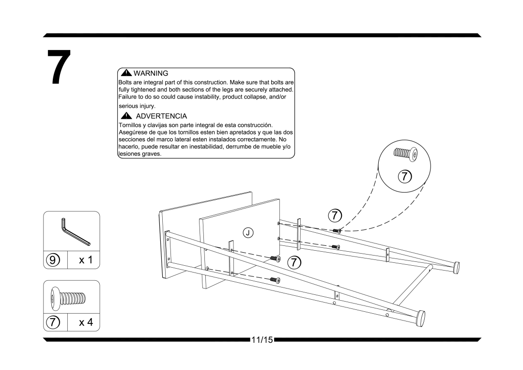 Altra Carson TV Stand, Espresso Finish manual 