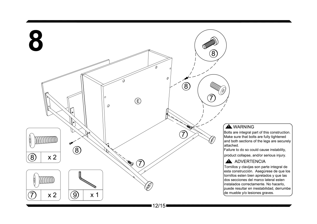 Altra Carson TV Stand, Espresso Finish manual 