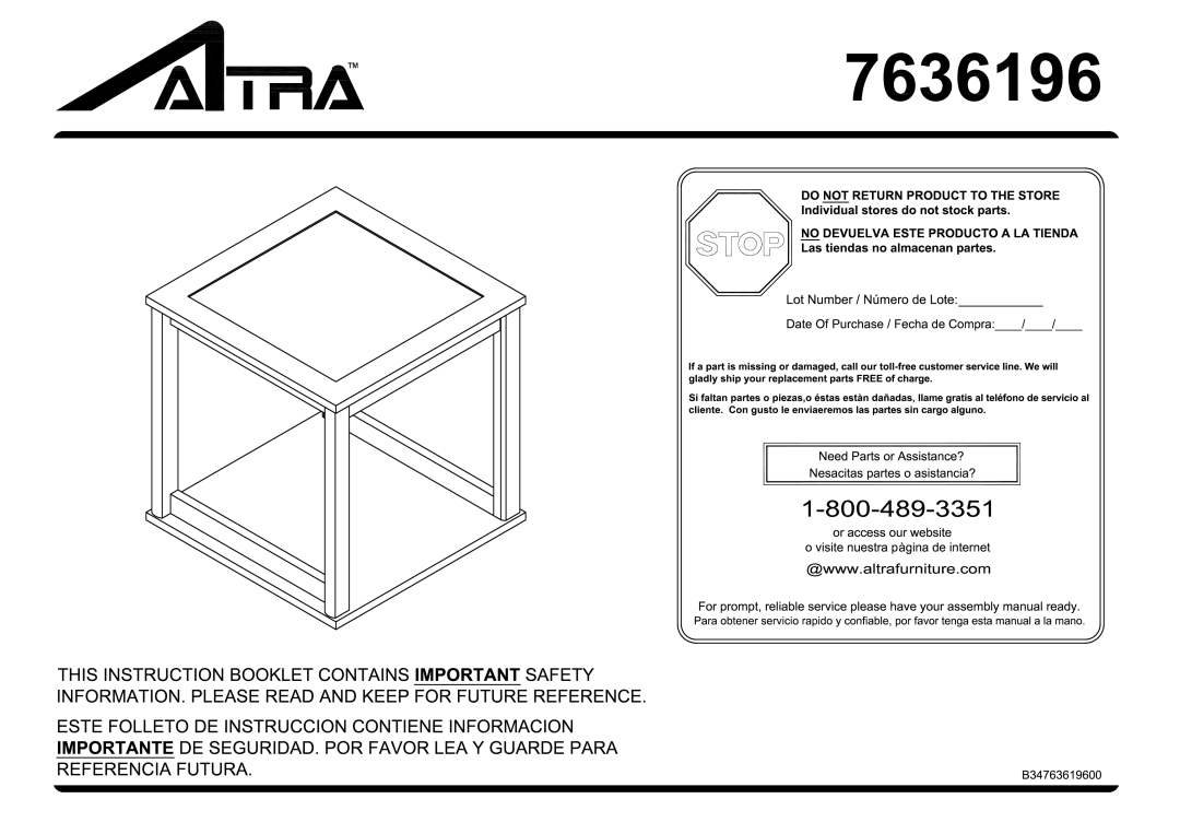 Altra Chelsea LIngerie Storage Chest manual 