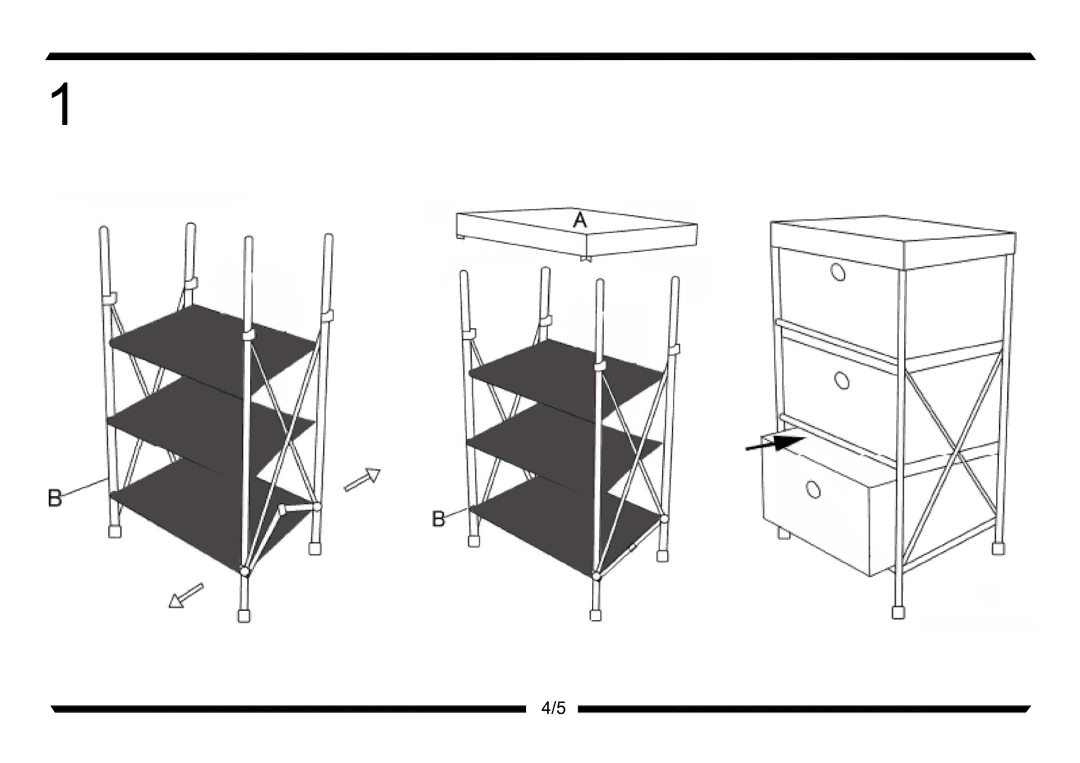 Altra Computer Desk, Chrome and Black Finish manual 