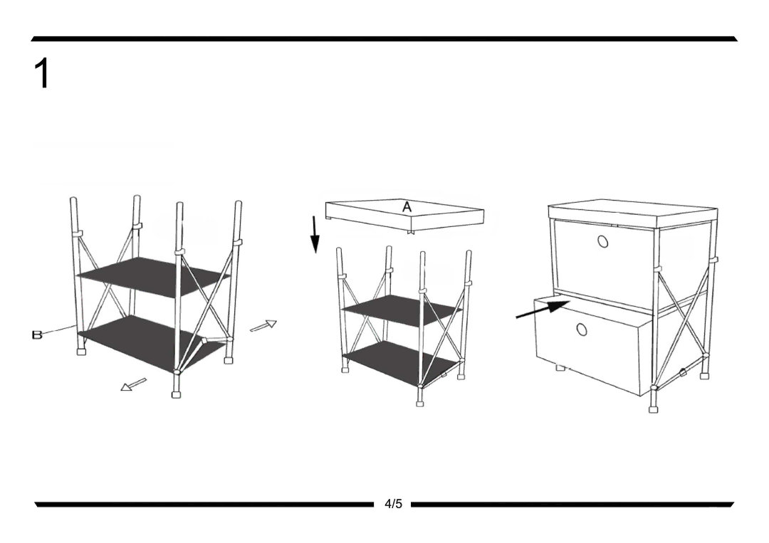 Altra Deluxe Parson's Desk, Black Oak Finish manual 