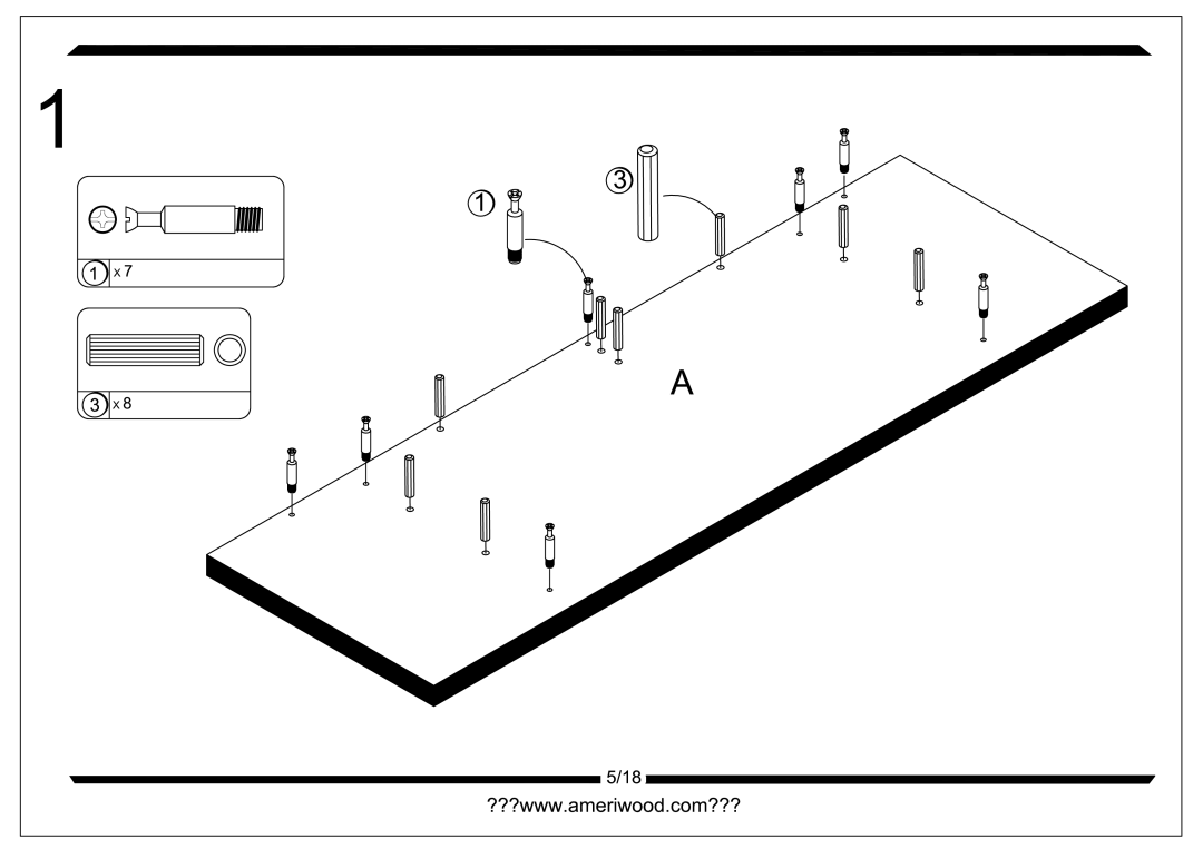 Altra Essex Highboy TV Stand manual 